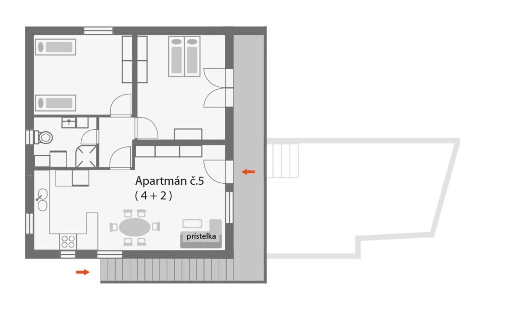 Villa Kristinka Vodice Eksteriør billede